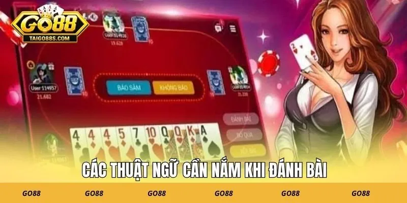 Các thuật ngữ cần nắm khi đánh bài